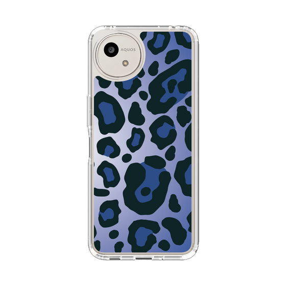 Slim Protection Case［ Leopard - Blue ］
