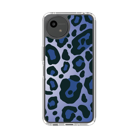 Slim Protection Case［ Leopard - Blue ］