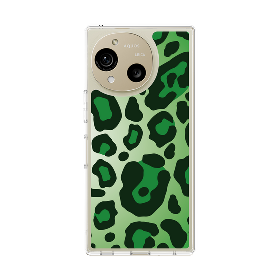 Slim Protection Case［ Leopard - Green ］