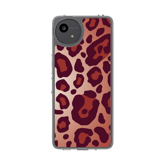 Slim Protection Case［ Leopard - Red ］
