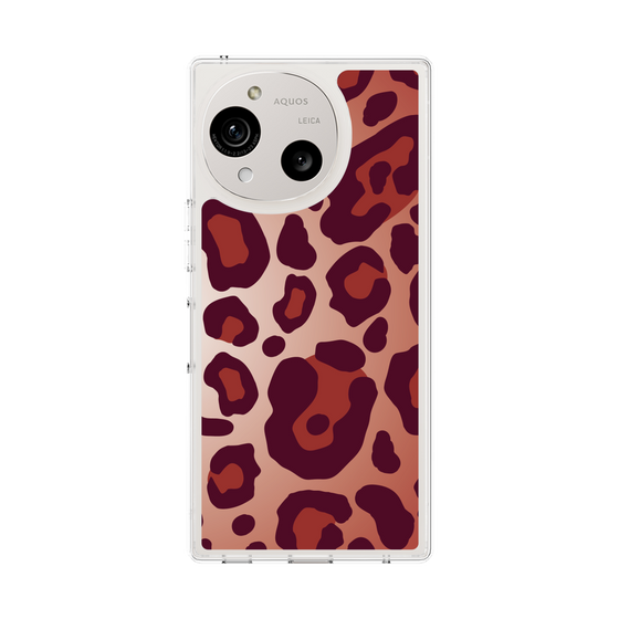 Slim Protection Case［ Leopard - Red ］