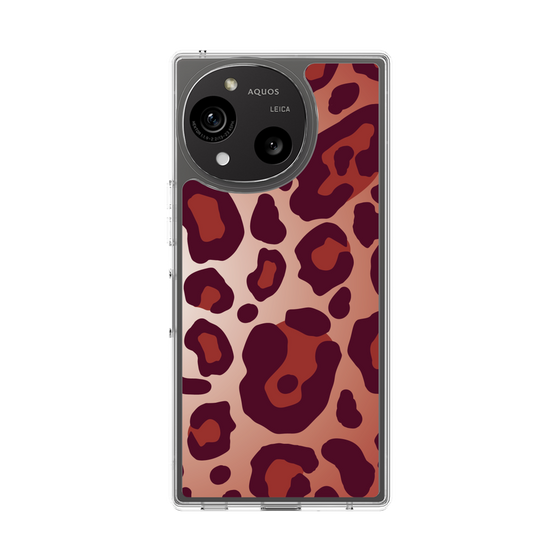 Slim Protection Case［ Leopard - Red ］