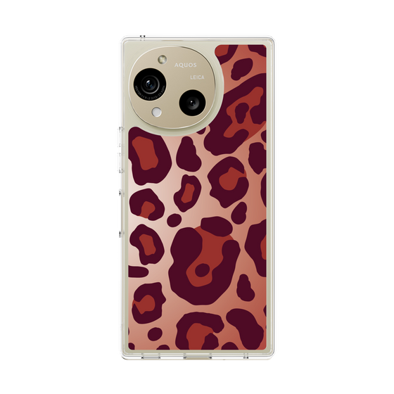 Slim Protection Case［ Leopard - Red ］