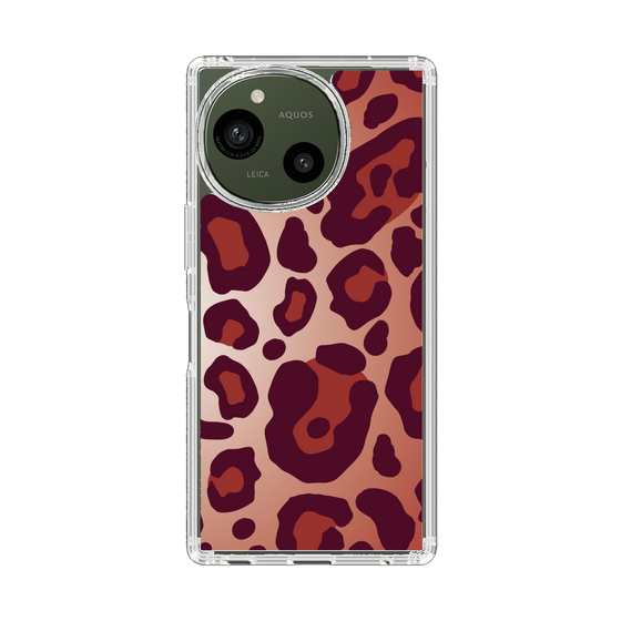 Slim Protection Case［ Leopard - Red ］