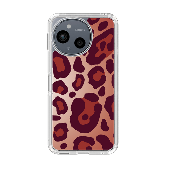 Slim Protection Case［ Leopard - Red ］