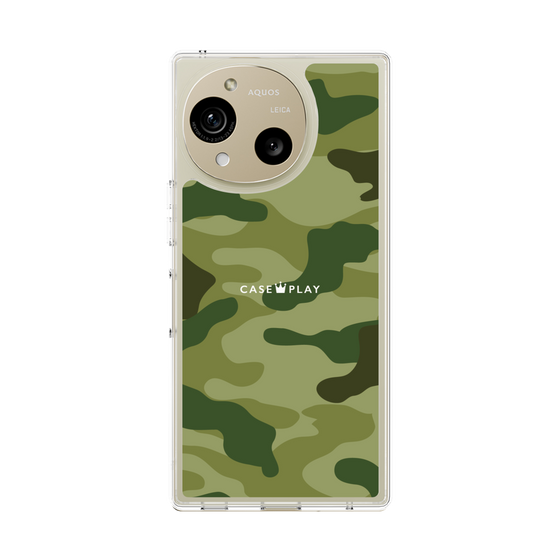 Slim Protection Case［ Camouflage - Green ］