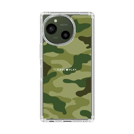 Slim Protection Case［ Camouflage - Green ］