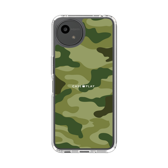 Slim Protection Case［ Camouflage - Green ］