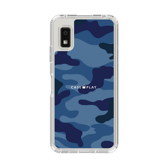Slim Protection Case［ Camouflage - Blue ］