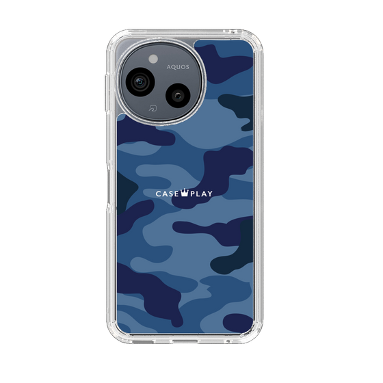 Slim Protection Case［ Camouflage - Blue ］