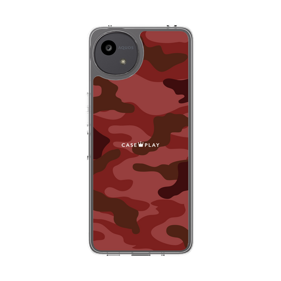 Slim Protection Case［ Camouflage - Red ］