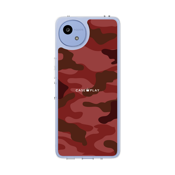 Slim Protection Case［ Camouflage - Red ］