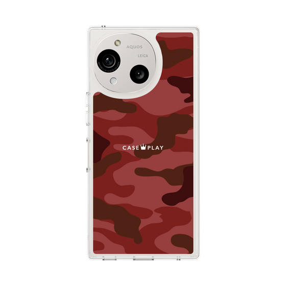 Slim Protection Case［ Camouflage - Red ］