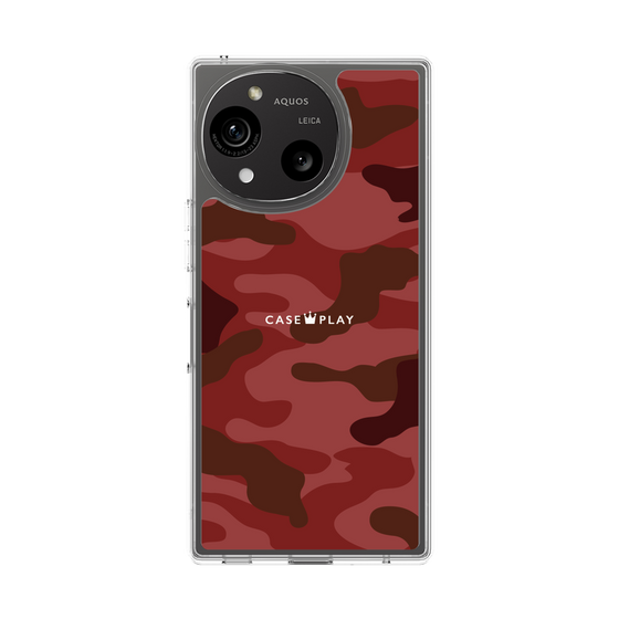 Slim Protection Case［ Camouflage - Red ］