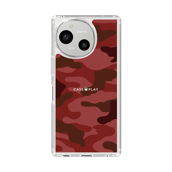 Slim Protection Case［ Camouflage - Red ］
