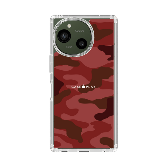 Slim Protection Case［ Camouflage - Red ］