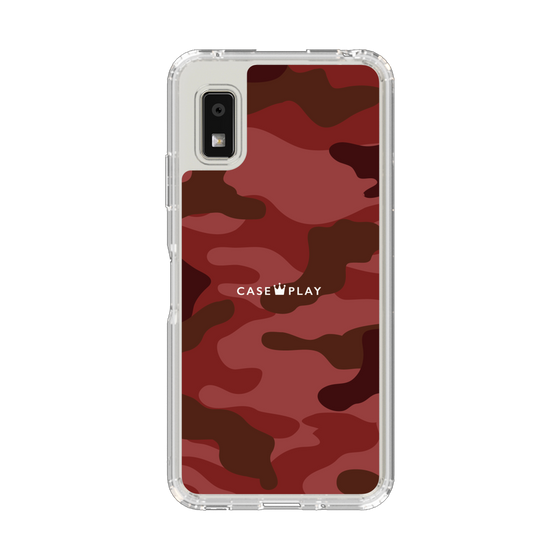 Slim Protection Case［ Camouflage - Red ］