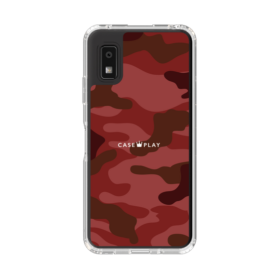 Slim Protection Case［ Camouflage - Red ］