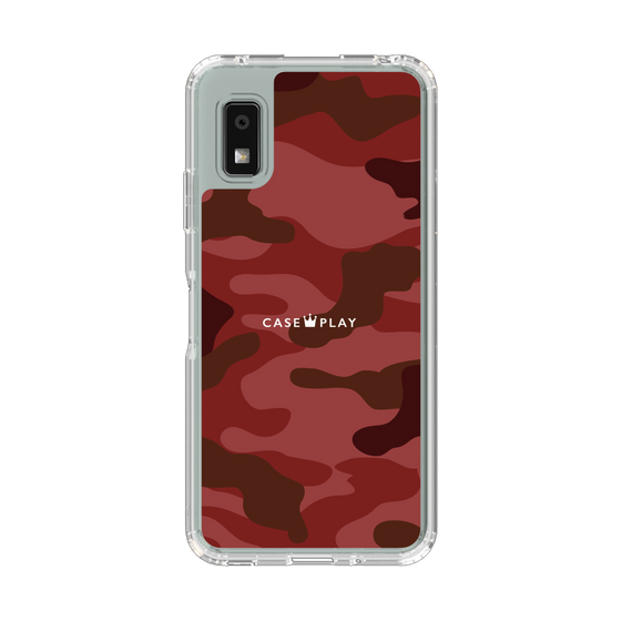 Slim Protection Case［ Camouflage - Red ］