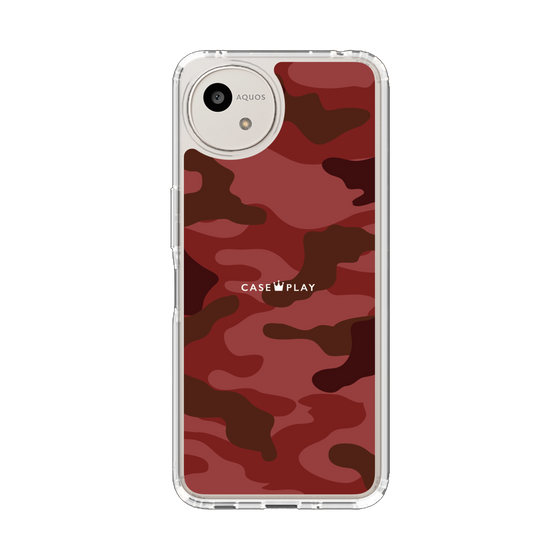 Slim Protection Case［ Camouflage - Red ］