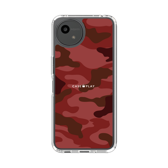 Slim Protection Case［ Camouflage - Red ］