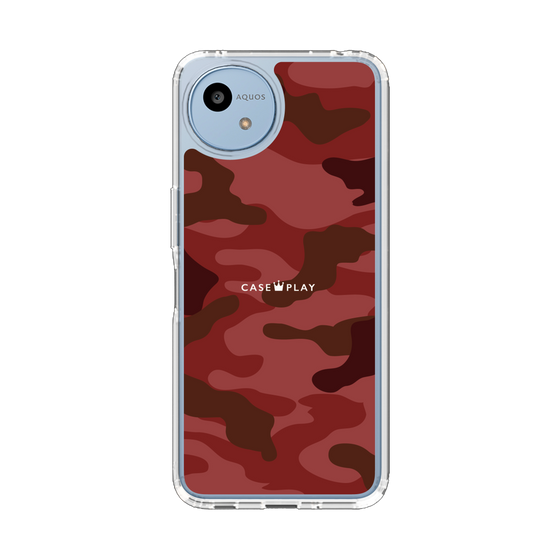 Slim Protection Case［ Camouflage - Red ］