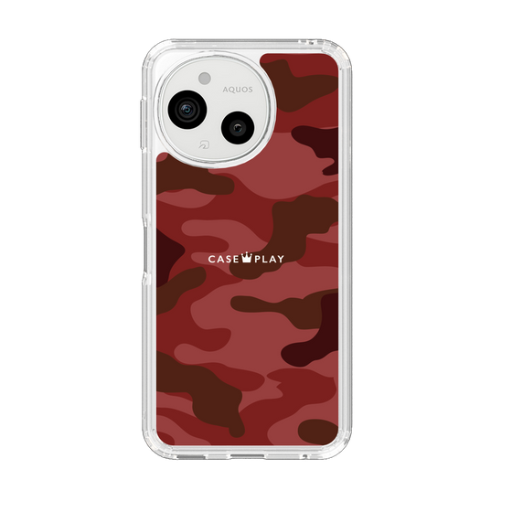 Slim Protection Case［ Camouflage - Red ］