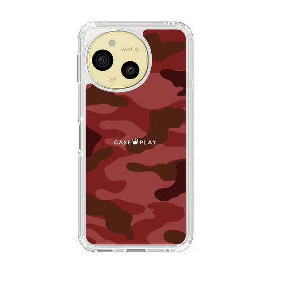 Slim Protection Case［ Camouflage - Red ］