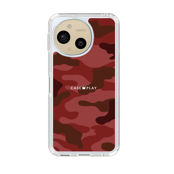 Slim Protection Case［ Camouflage - Red ］