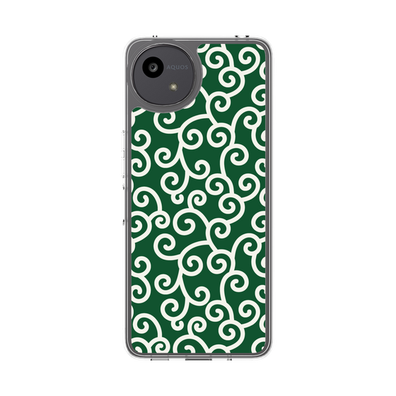 Slim Protection Case［ Karakusa Pattern - Green ］