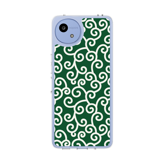 Slim Protection Case［ Karakusa Pattern - Green ］