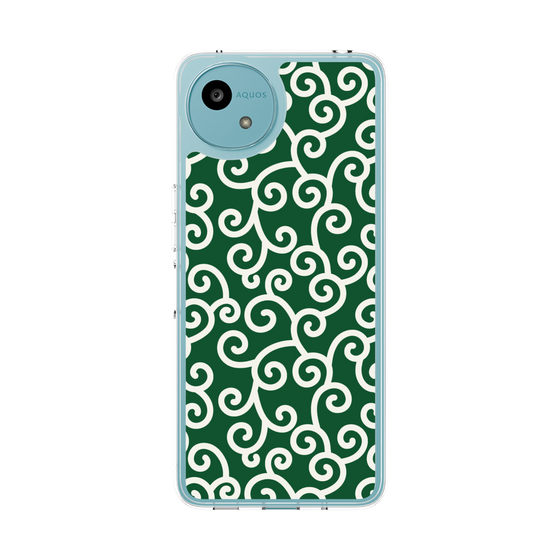 Slim Protection Case［ Karakusa Pattern - Green ］