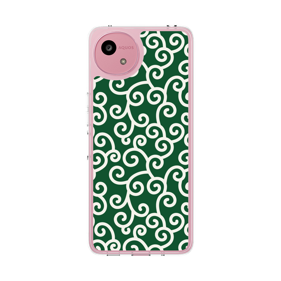 Slim Protection Case［ Karakusa Pattern - Green ］
