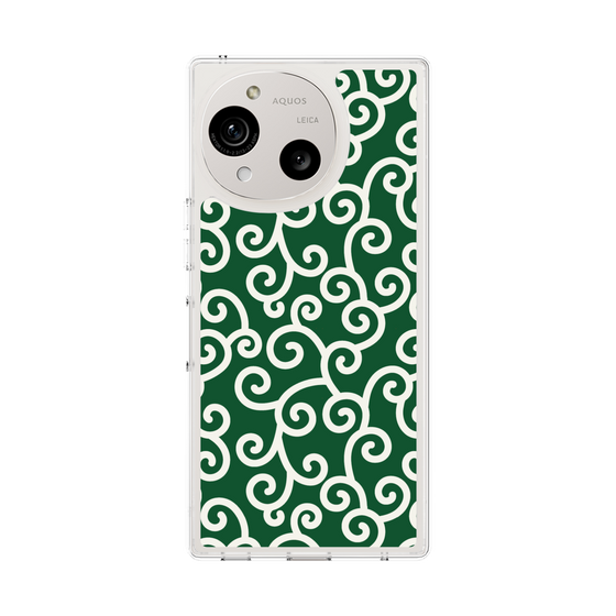 Slim Protection Case［ Karakusa Pattern - Green ］