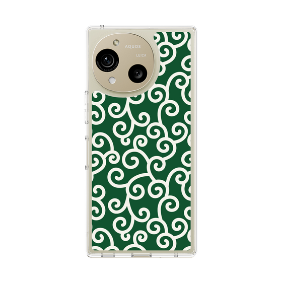 Slim Protection Case［ Karakusa Pattern - Green ］