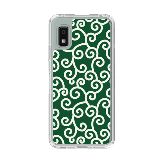 Slim Protection Case［ Karakusa Pattern - Green ］