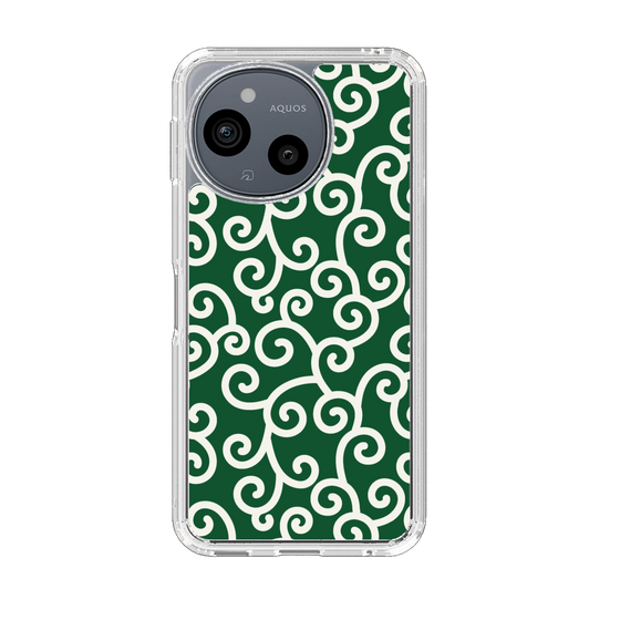 Slim Protection Case［ Karakusa Pattern - Green ］