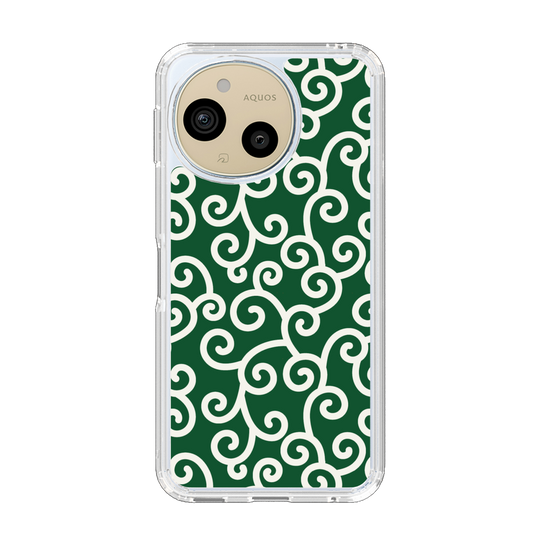 Slim Protection Case［ Karakusa Pattern - Green ］