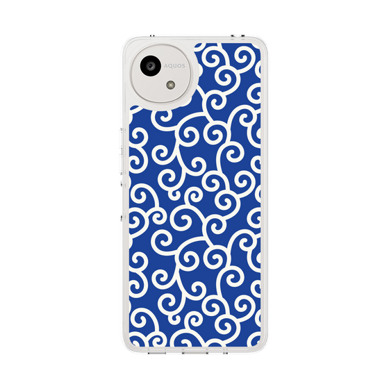 Slim Protection Case［ Karakusa Pattern - Blue ］