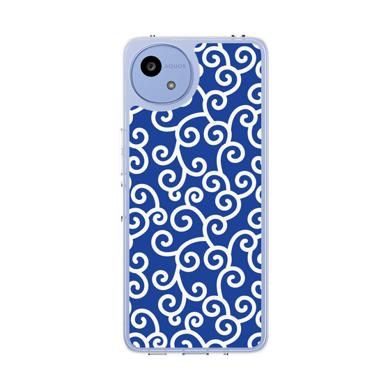 Slim Protection Case［ Karakusa Pattern - Blue ］