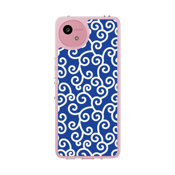 Slim Protection Case［ Karakusa Pattern - Blue ］