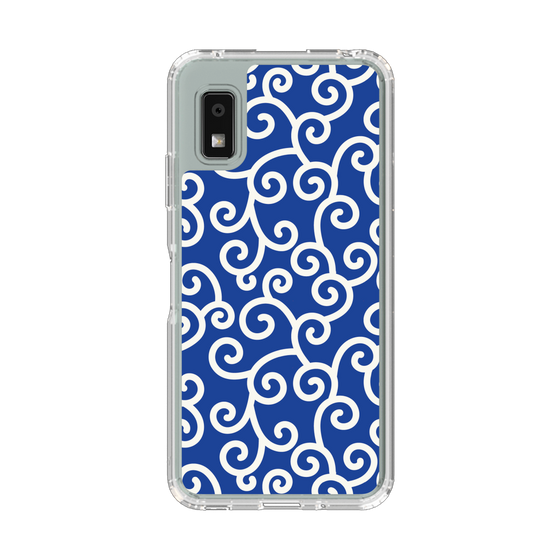 Slim Protection Case［ Karakusa Pattern - Blue ］