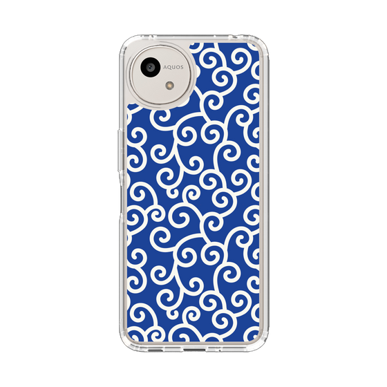 Slim Protection Case［ Karakusa Pattern - Blue ］