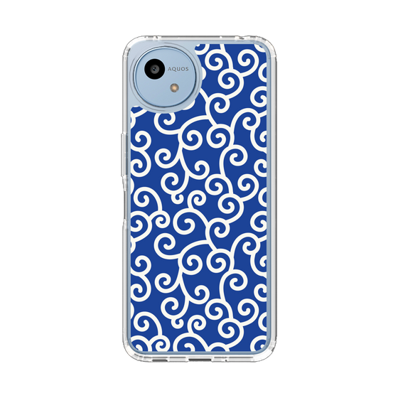 Slim Protection Case［ Karakusa Pattern - Blue ］