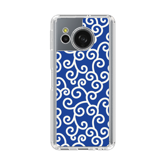 Slim Protection Case［ Karakusa Pattern - Blue ］