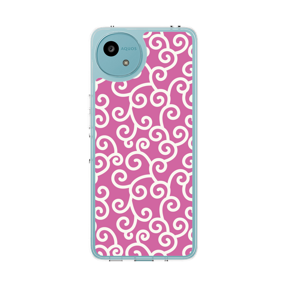 Slim Protection Case［ Karakusa Pattern - Pink ］