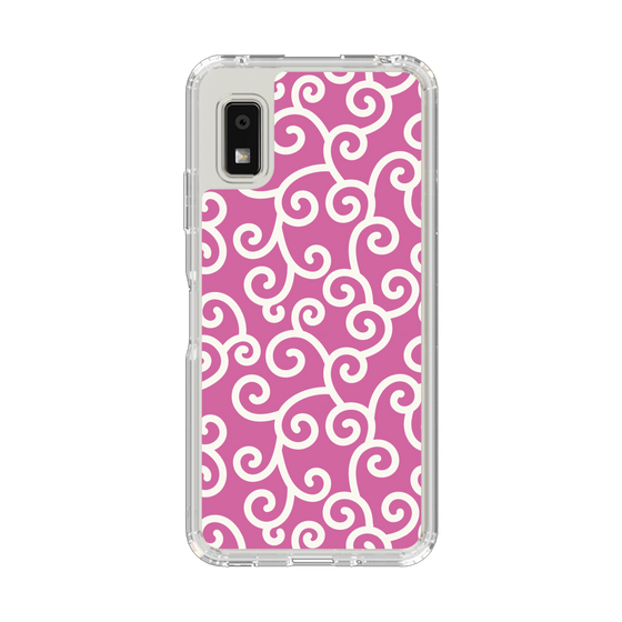Slim Protection Case［ Karakusa Pattern - Pink ］