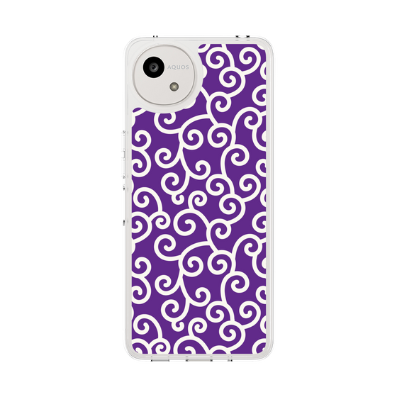 Slim Protection Case［ Karakusa Pattern - Purple ］