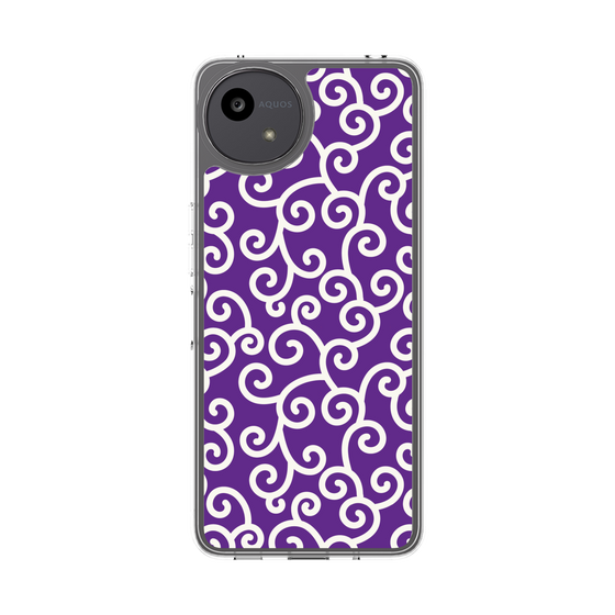 Slim Protection Case［ Karakusa Pattern - Purple ］
