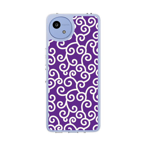 Slim Protection Case［ Karakusa Pattern - Purple ］
